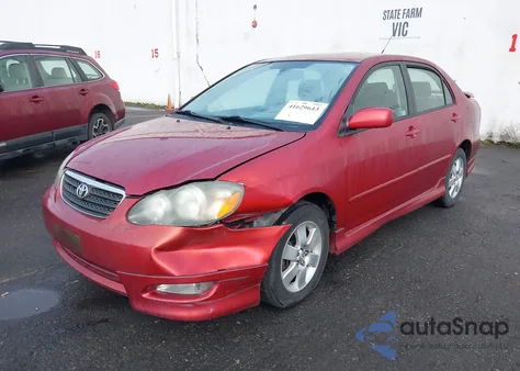 2005 Toyota Corolla S z USA, uszkodzony, nr VIN 1NXBR32E55Z537466